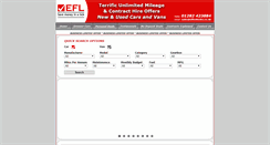 Desktop Screenshot of eflvehicles.co.uk